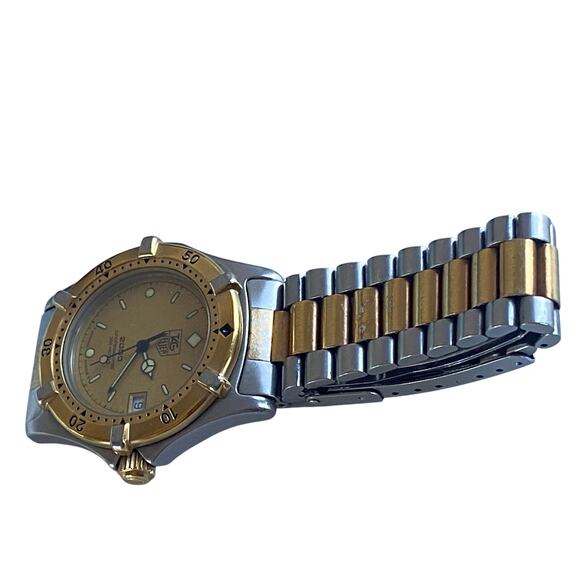 Tag Heuer 2000 Series Two-Tone Men’s Quartz Watch – 36.9mm – 7” Bracelet - Picture 11 of 14